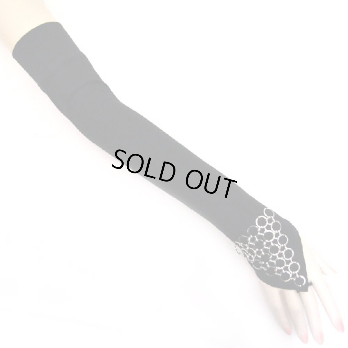 画像2: PSYLO レディース・アームグローブ「Mesri / ブラック」 (2)