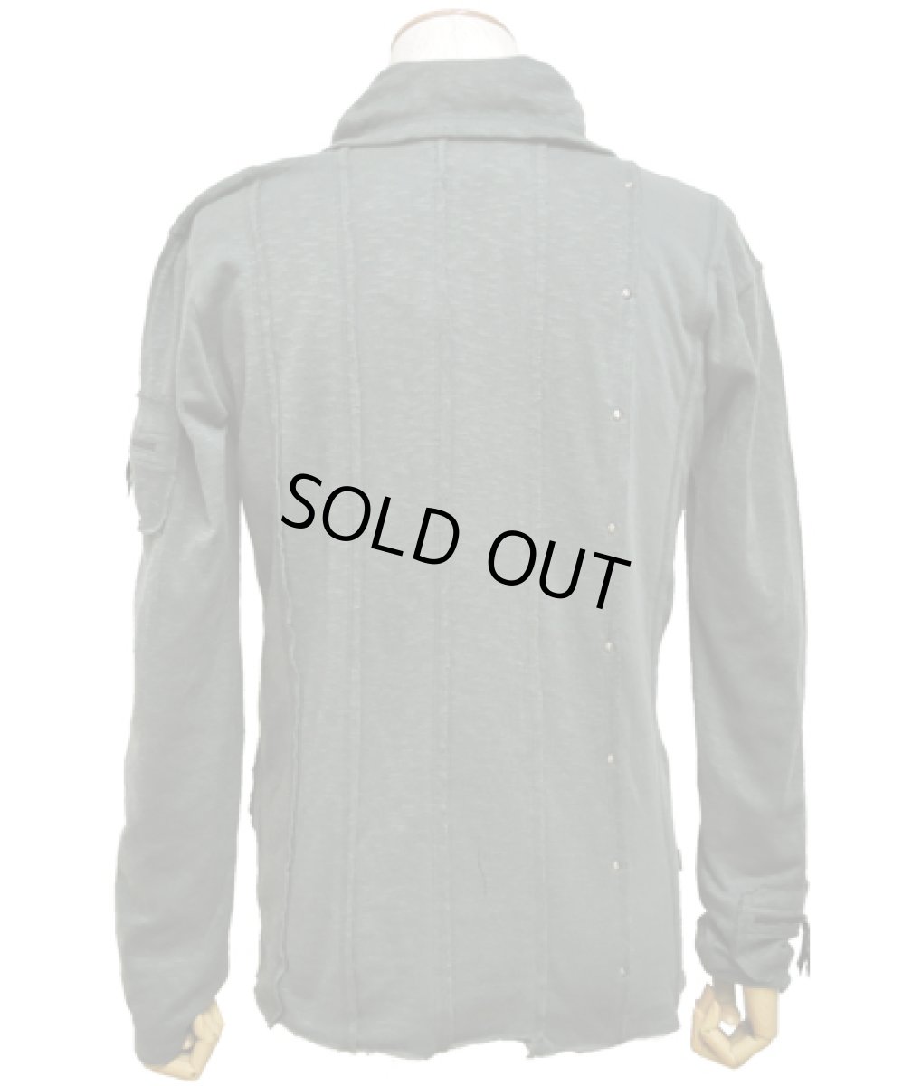 画像4: PSYLO メンズ・ジャケット「Scraps Slub Jacket / グリーン」 (4)