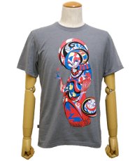 画像1: PLAZMAメンズTシャツ「MAMA EARTH / グレー」 (1)