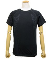 画像1: PSYLO メンズ・半袖カットソー「Dragon Tee / ブラック」 (1)