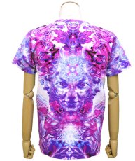 画像5: SPACE TRIBEメンズ・Tシャツ「Violet Namaste」 (5)