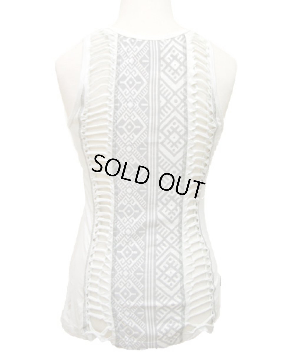 画像2: PSYLO レディース・タンクトップ「Zulu Singlet / ホワイト」 (2)