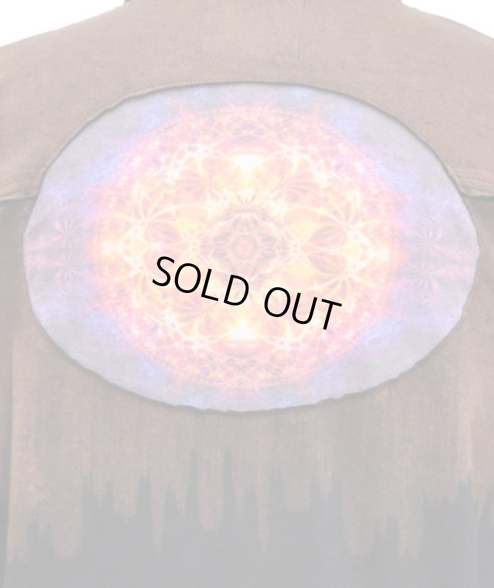 画像5: PUMAYANA メンズ・長袖カットソー「Selvayana / ブラウン×ブラック」 (5)