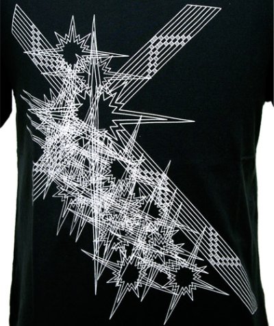 画像1: FERNユニセックス・半袖Tシャツ「FLOW COMA/ブラック」