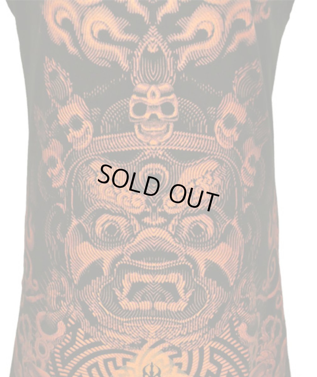 画像2: SPACE TRIBEレディース・ワンピース「タンクガール / Fire Mahakala」 (2)