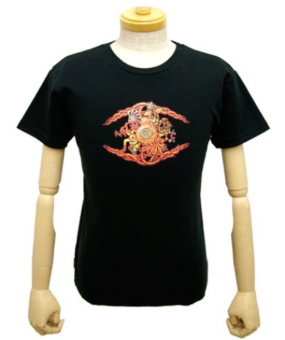 画像2: SPACE TRIBEメンズ・Tシャツ「Fire Organix」