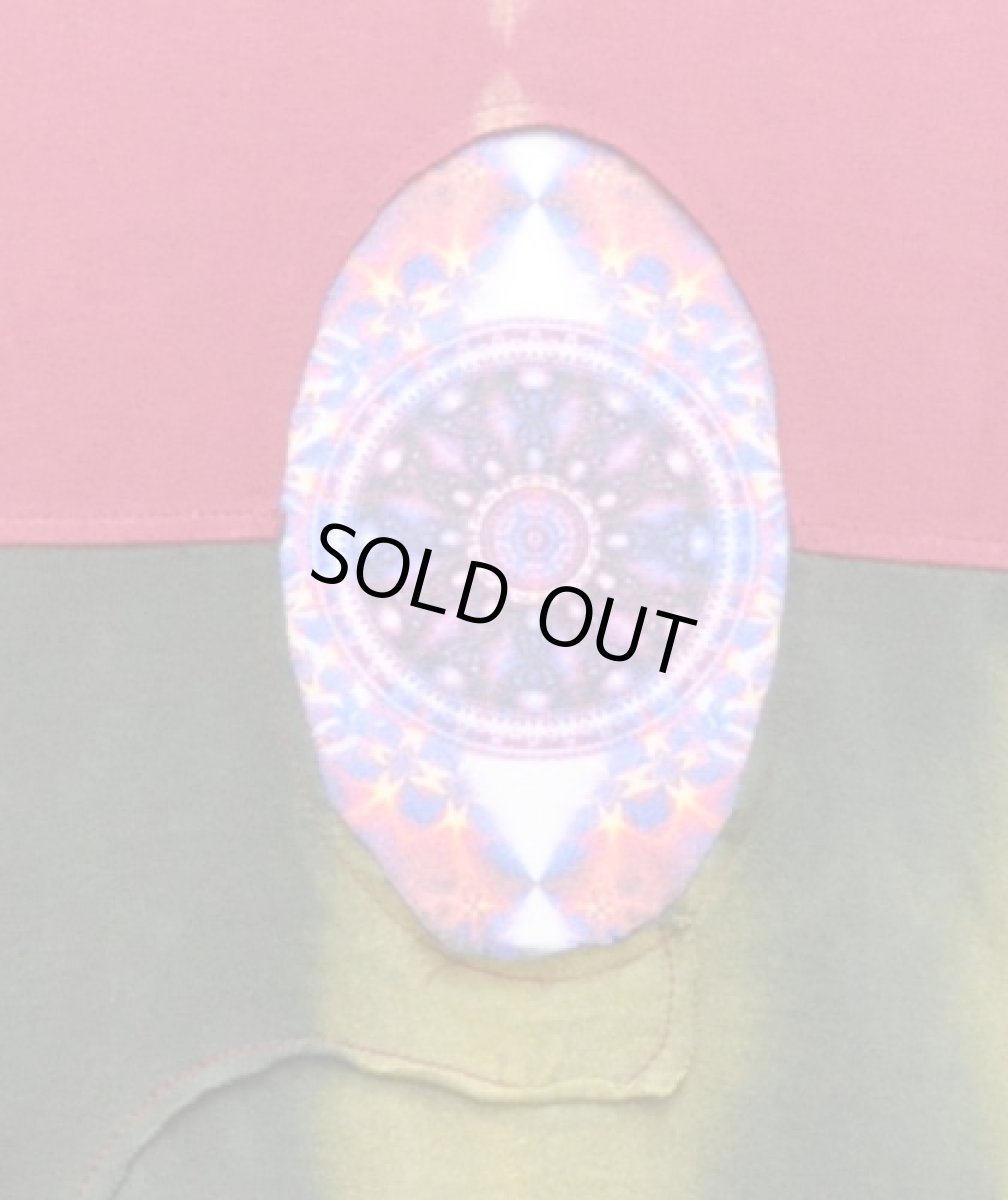 画像2: PUMAYANA メンズ・長袖カットソー「Activated DNA / レッド×グリーン」 (2)