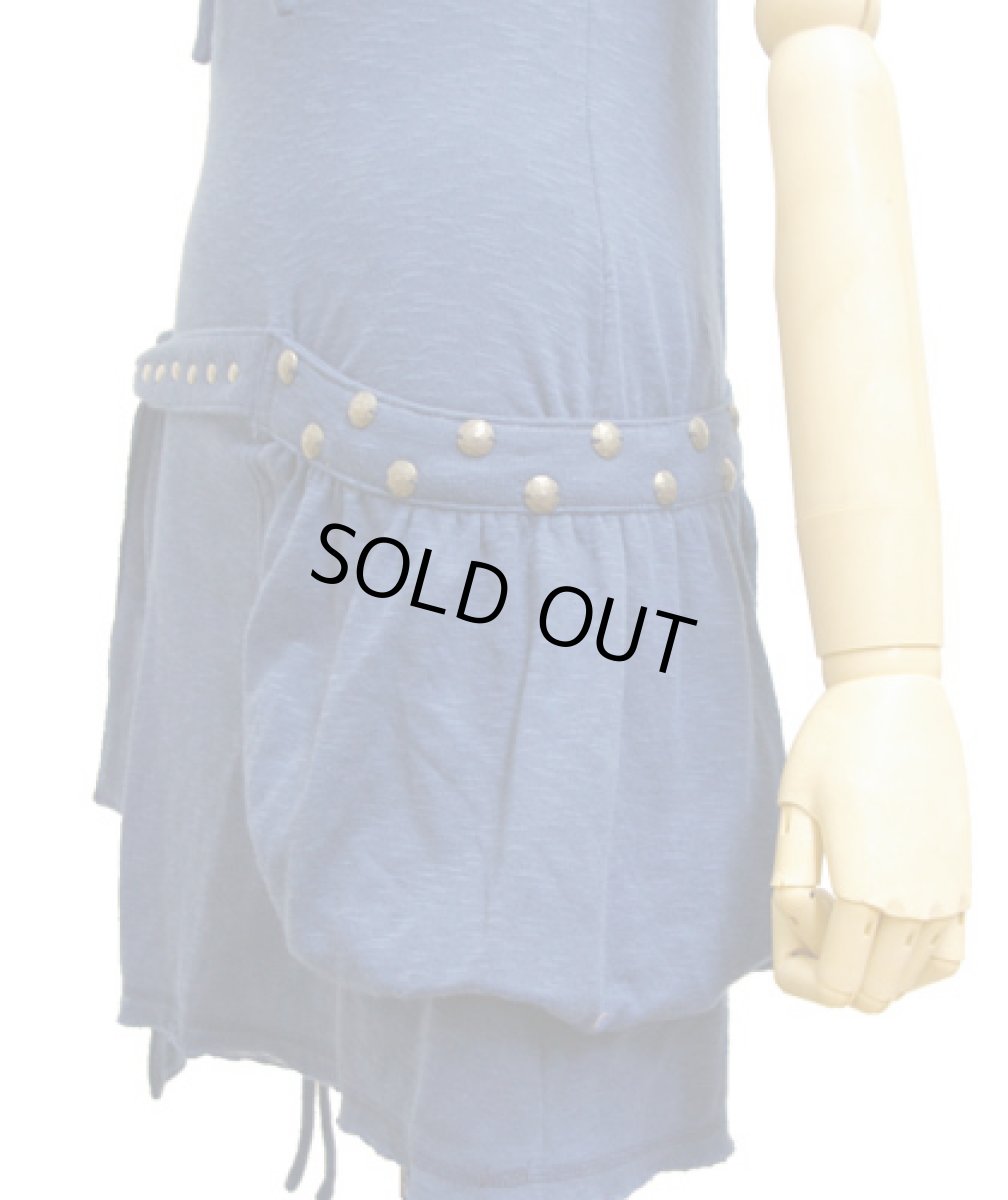 画像3: PSYLO レディース・ノースリーブ・ワンピース「Soba Sleeveless / ネイビー」 (3)