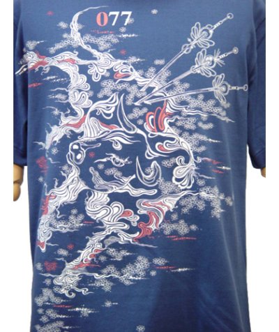 画像2: VISIBLE ELEPHANT 47メンズTシャツ「闘牛/ブルー」