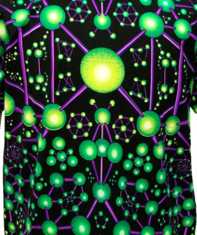 画像1: SPACE TRIBEメンズ・Tシャツ「Atomic Lime」