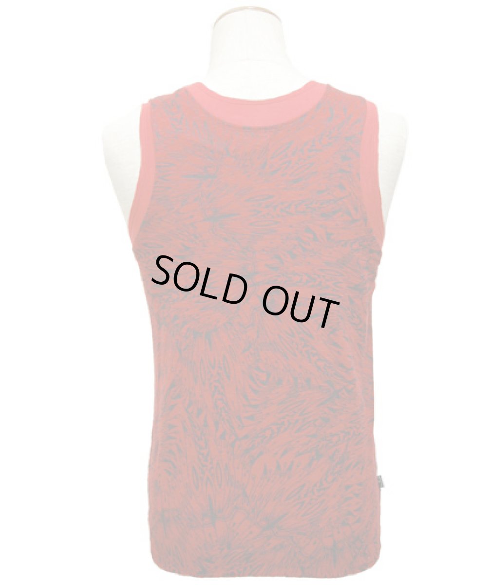 画像3: PSYLO メンズ・タンクトップ「Feathers Singlet / レッド」 (3)