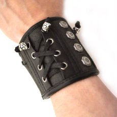 画像2: PSYLO リストバンド「Corset Wristband4 / アーミー」 (2)