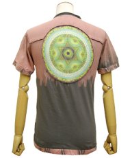 画像3: PUMAYANA メンズ・半袖Tシャツ「Nao / ピンク×グレー」 (3)