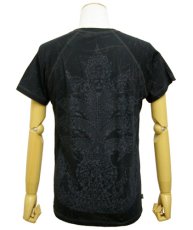 画像3: PSYLO メンズ・半袖カットソー「Dragon Tee / ブラック」 (3)