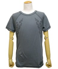 画像1: PSYLO メンズ・半袖カットソー「Dragon Tee / グレー」 (1)