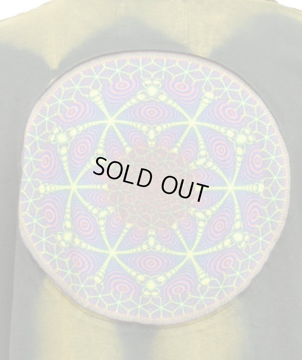 画像5: PUMAYANA メンズ・長袖カットソー「Mescaline / レッド×グリーン」 (5)