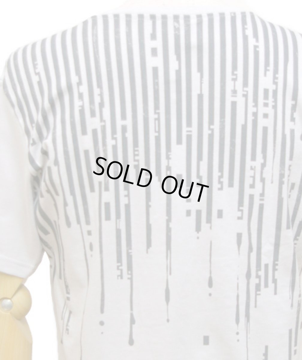 画像2: PLAZMAメンズTシャツ「LIQUID STRIPES / シルバー」 (2)