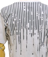 画像2: PLAZMAメンズTシャツ「LIQUID STRIPES / シルバー」 (2)