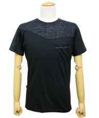 画像1: PLAZMAメンズTシャツ「INNER TETRIS / ブラック」 (1)