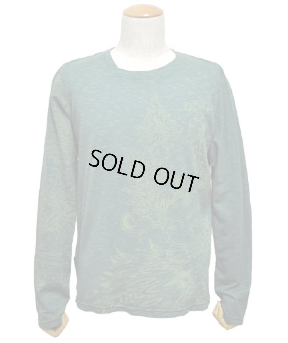 画像3: PSYLO メンズ・カットソー「Garuda / グリーン」 (3)