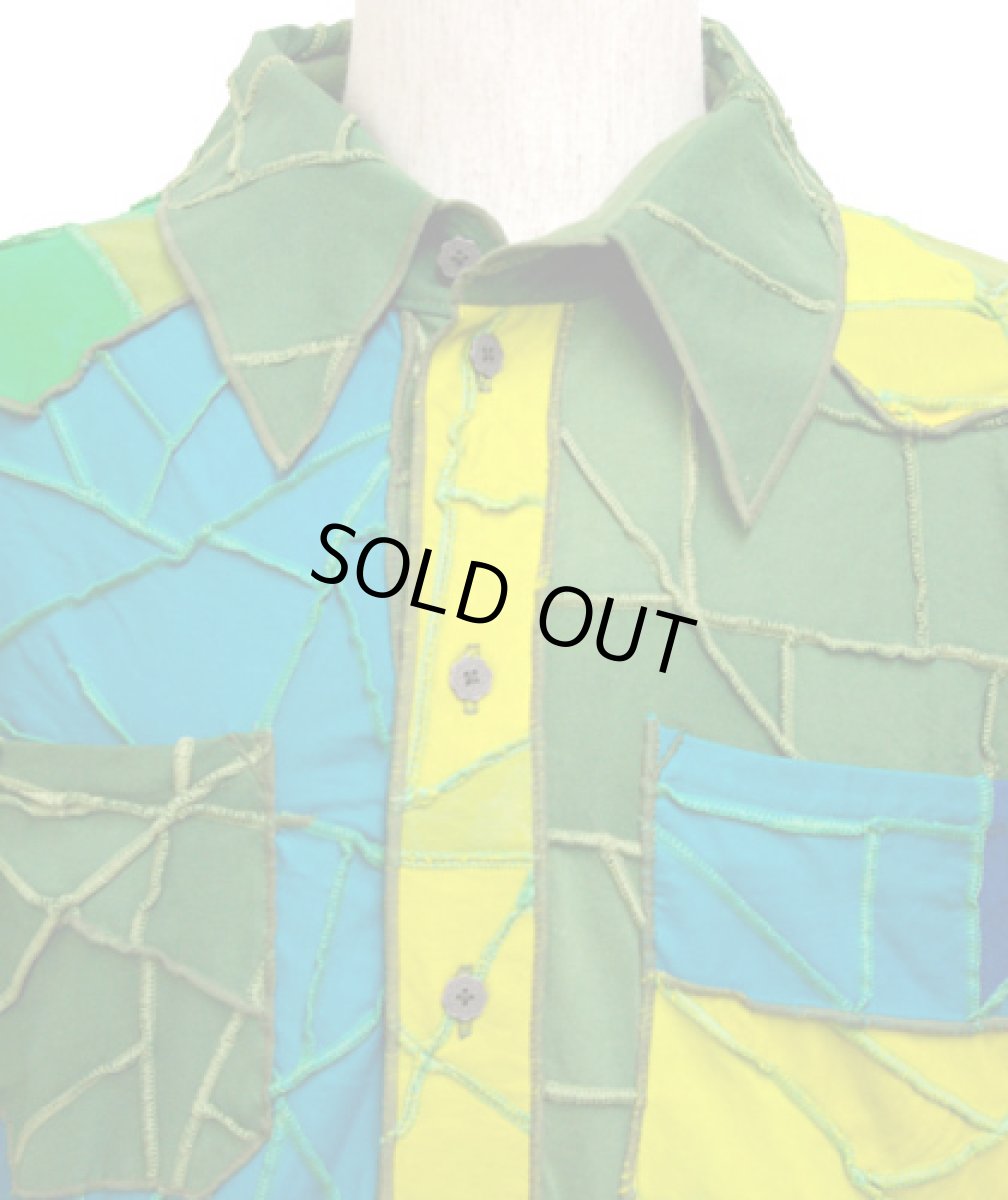 画像2: BONEメンズ・ポケットシャツ/01 (2)