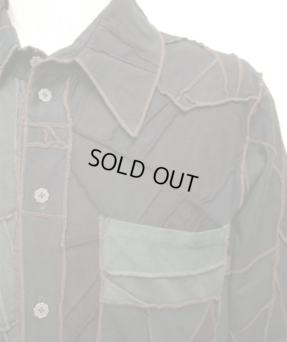 画像2: BONEメンズ・ポケットシャツ/03 (2)