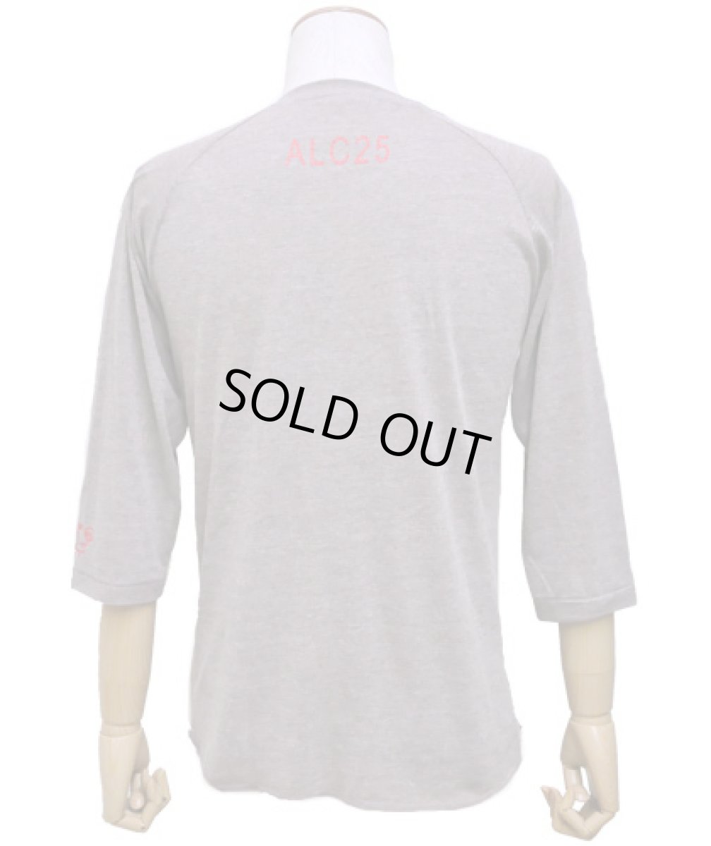 画像3: MANALIBREメンズ7分袖カットソー「ALICE in ACIDLAND 3D / ブラウン」 (3)