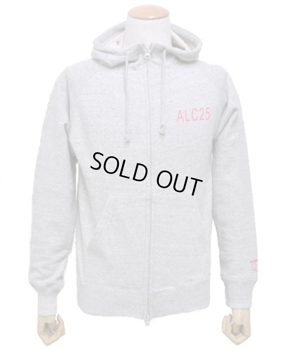 画像3: MANALIBREユニセックスパーカー「ALICE in ACIDLAND/グレー」 (3)