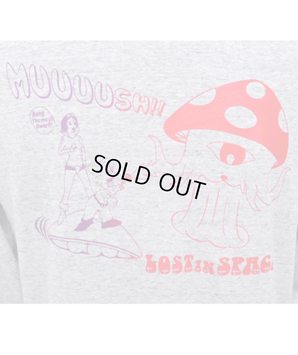 画像2: MANALIBREユニセックスパーカー「LOST IN SPACE /グレー」 (2)