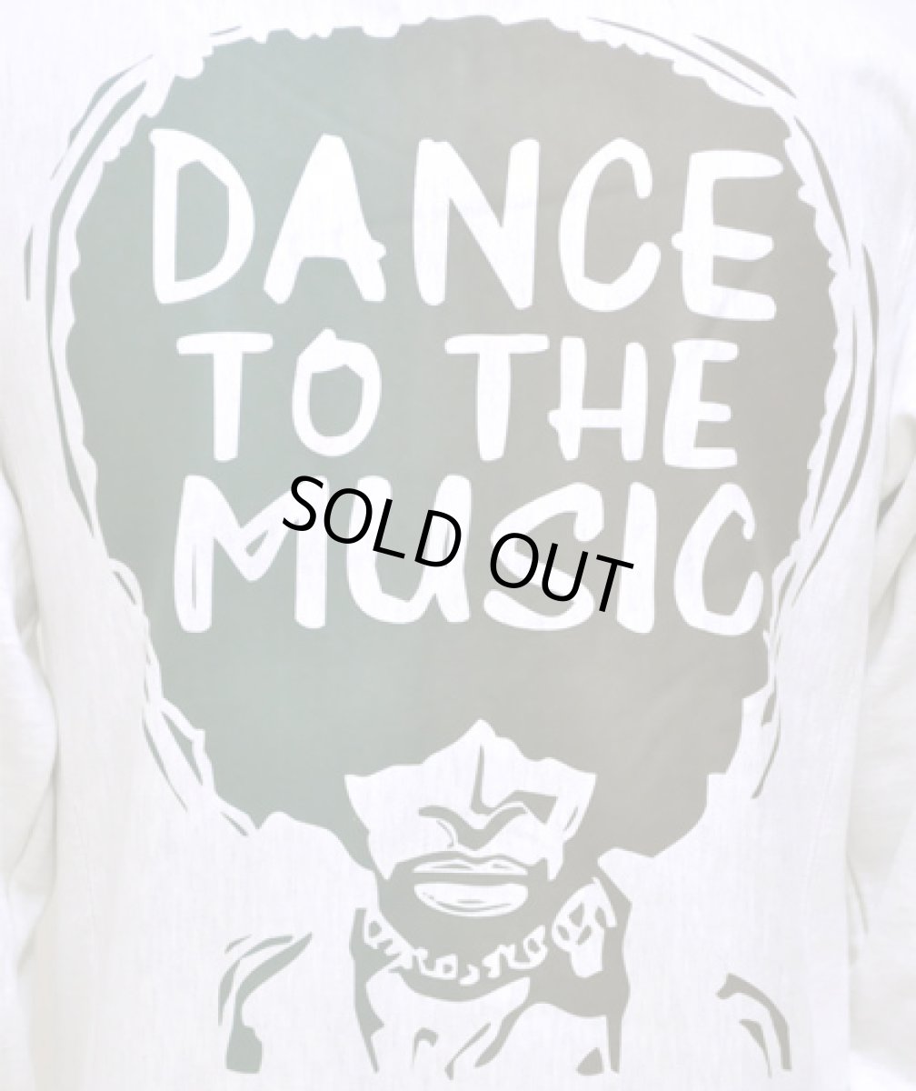 画像2: MANALIBREユニセックスパーカー「Dance To The Music /オートミール」 (2)