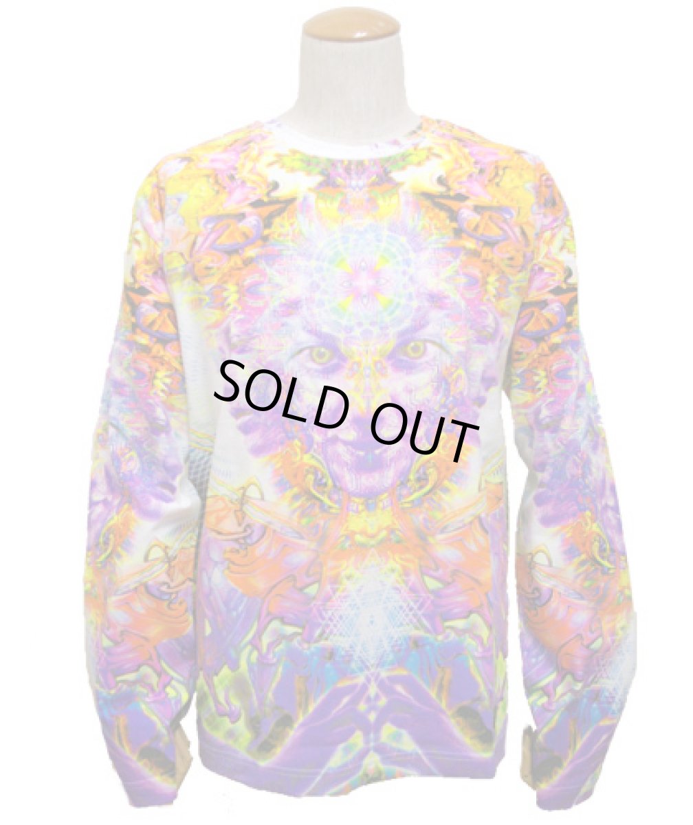 画像2: SPACE TRIBEメンズ・長袖カットソー「Namaste」 (2)