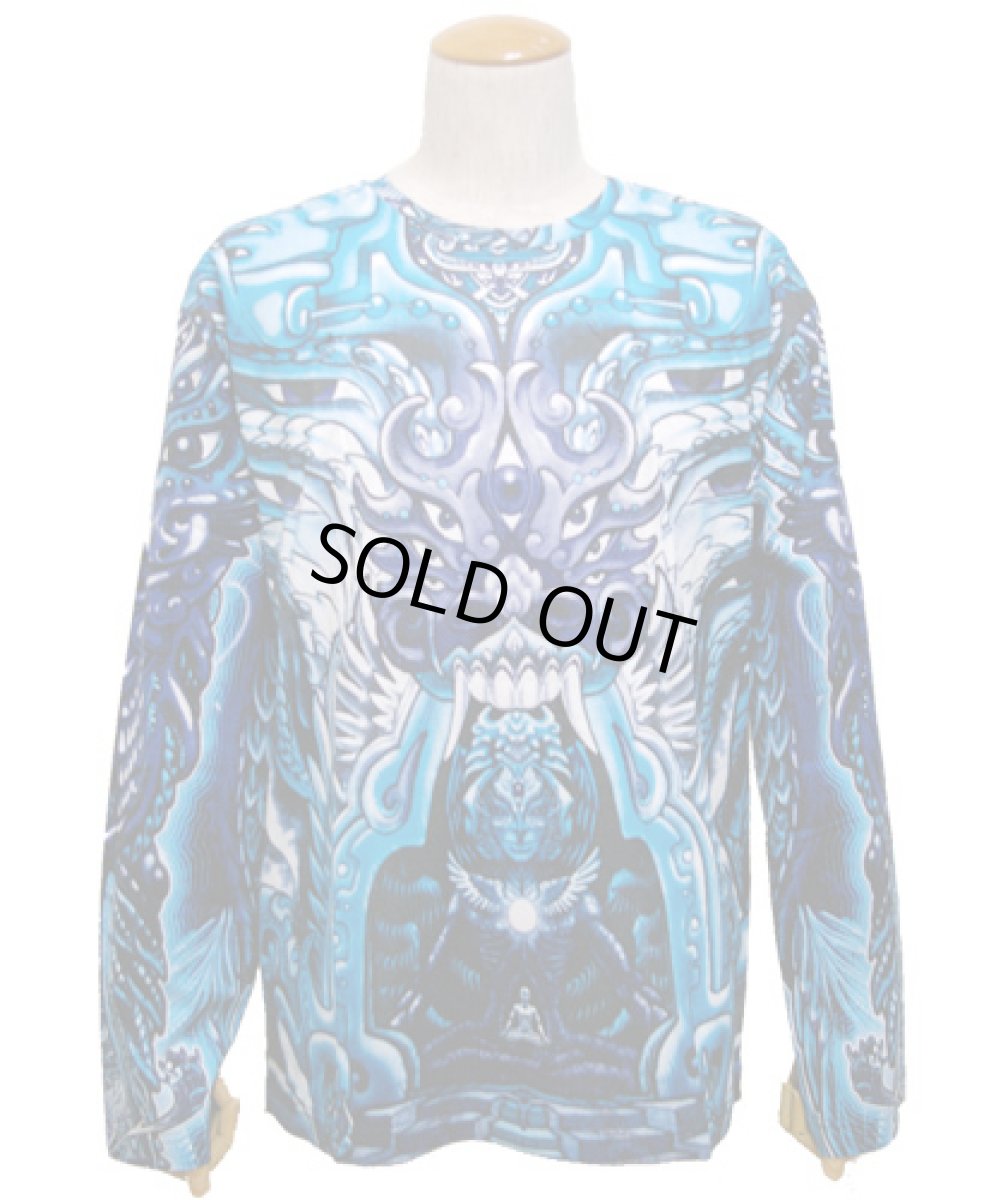 画像2: SPACE TRIBEメンズ・長袖カットソー「Midnite Centauri」 (2)