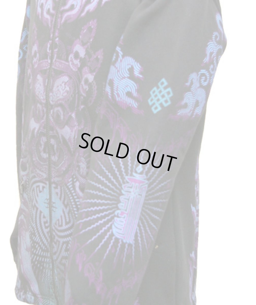 画像4: SPACE TRIBEユニセックス・ジャケット(フード別売り)「Violet Mahakala」 (4)