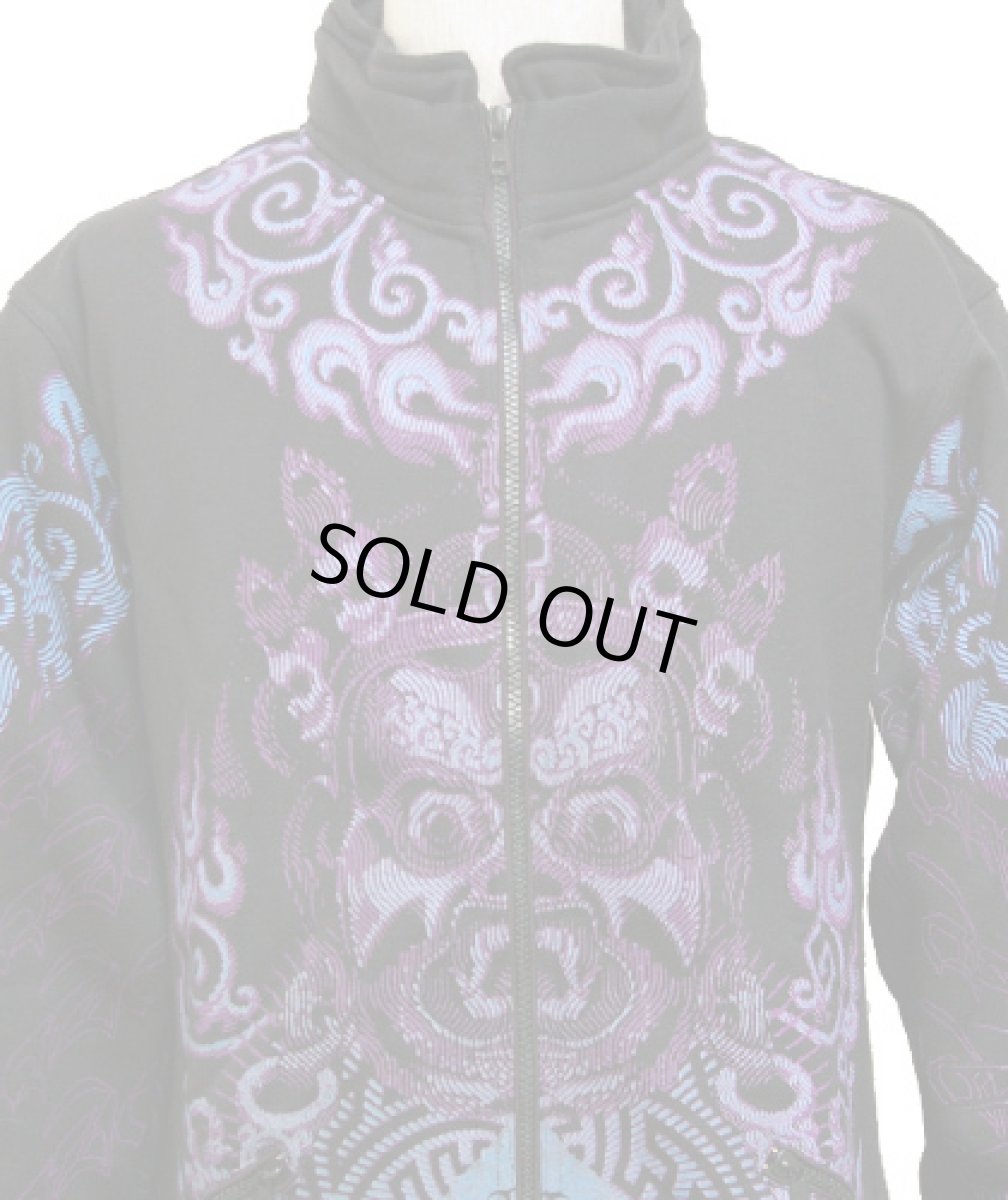 画像2: SPACE TRIBEユニセックス・ジャケット(フード別売り)「Violet Mahakala」 (2)