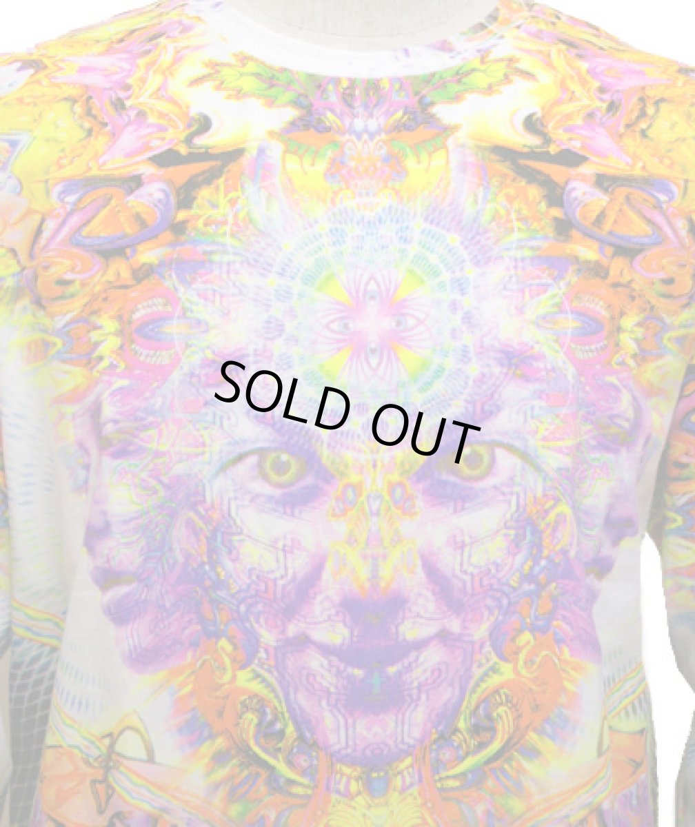 画像3: SPACE TRIBEメンズ・長袖カットソー「Namaste」 (3)