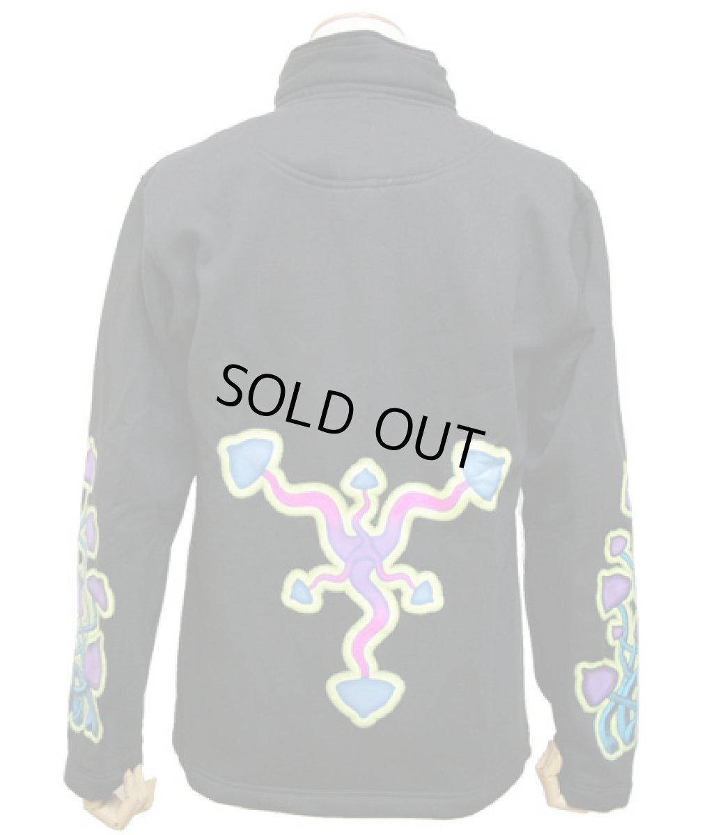 画像5: SPACE TRIBEユニセックス・ジャケット(フード別売り)「Glo Shrooms」 (5)