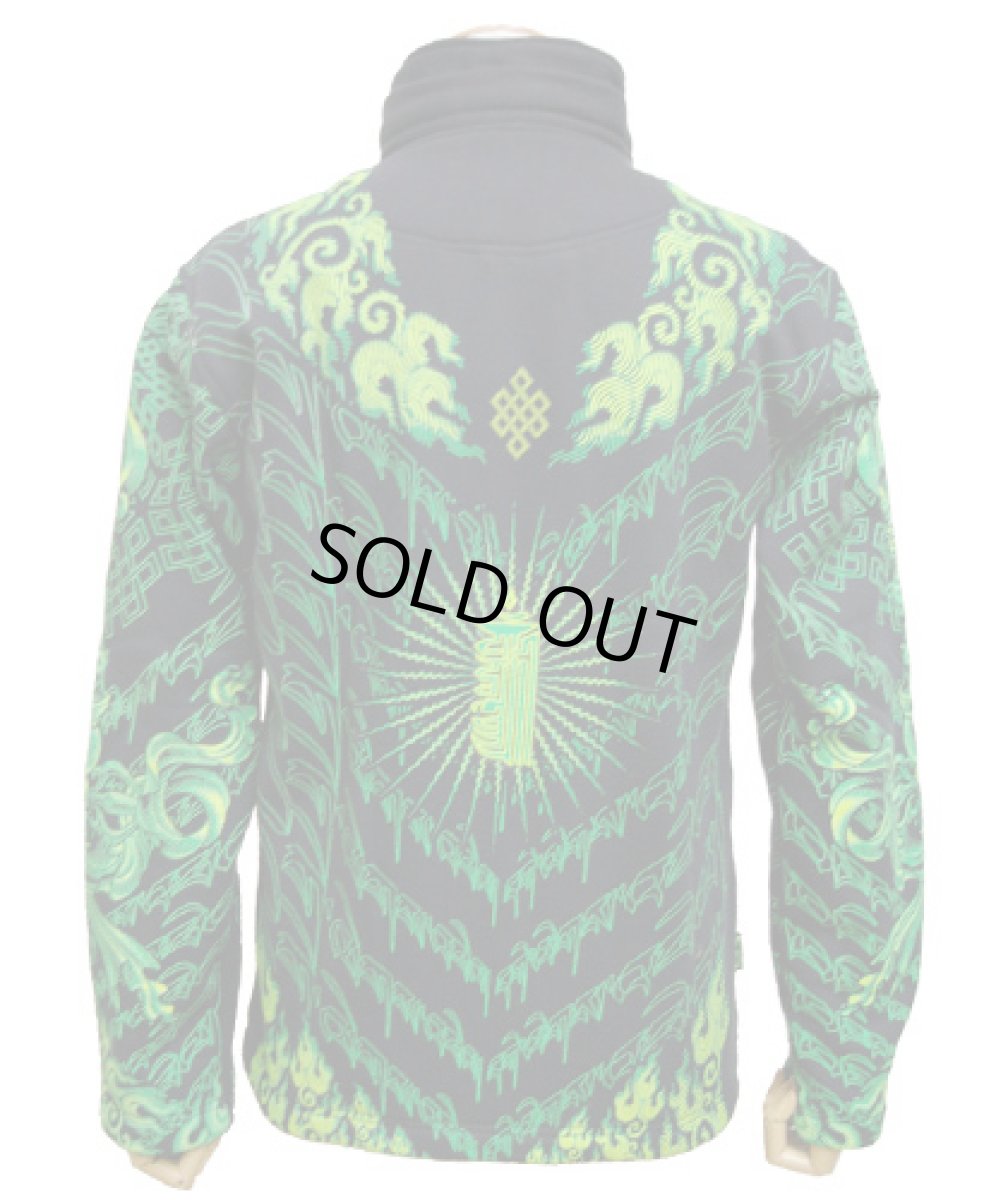 画像5: SPACE TRIBEユニセックス・ジャケット(フード別売り)「Lime Kalachakra」 (5)