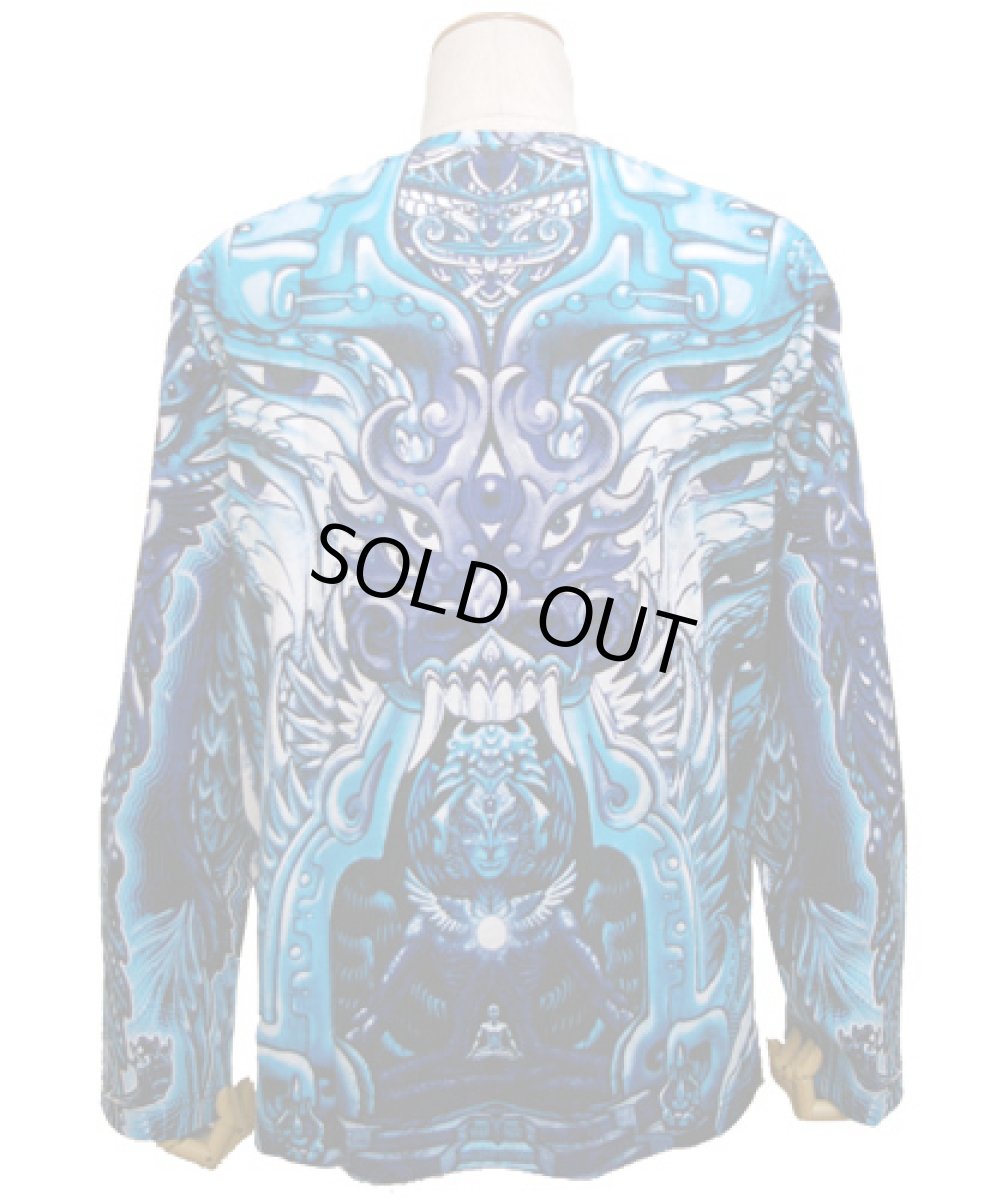 画像4: SPACE TRIBEメンズ・長袖カットソー「Midnite Centauri」 (4)