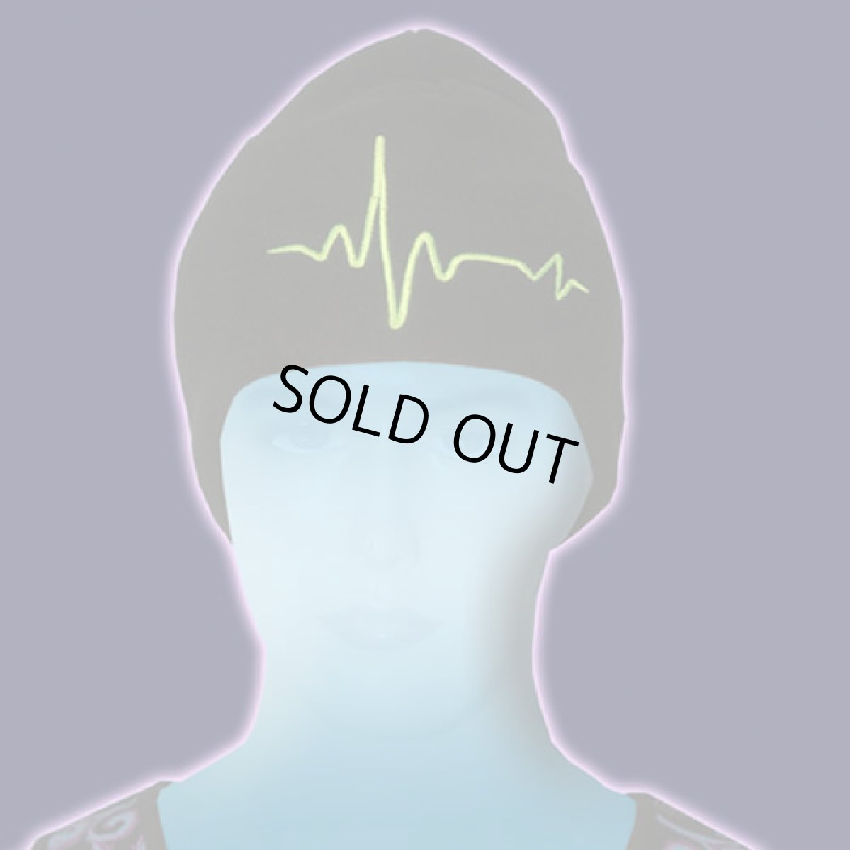 画像2: SPACE TRIBE 帽子「UV Yellow Pulse/ブラック」 (2)