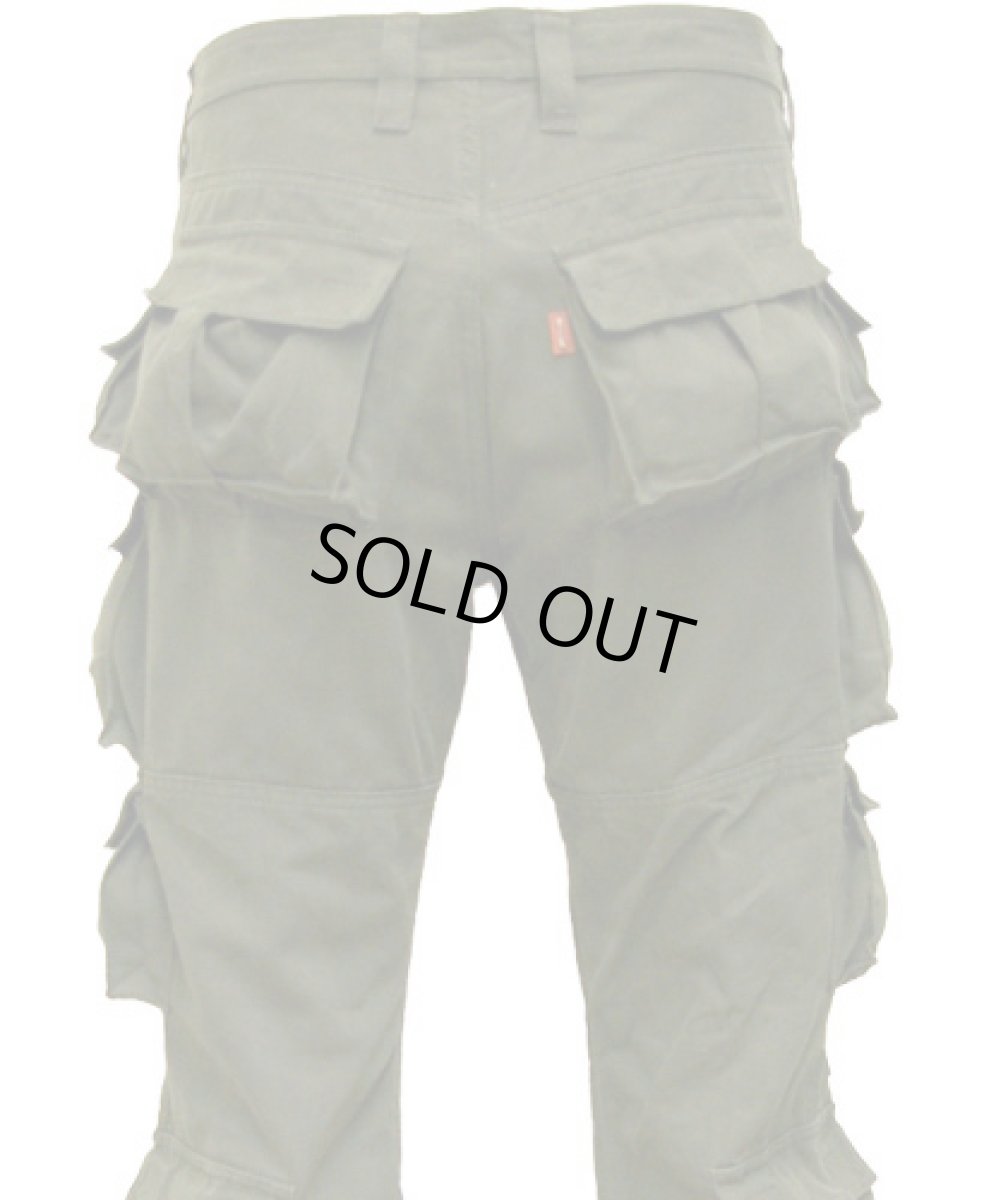 画像5: BONE メンズ・ポケットパンツ / オリーブ (5)