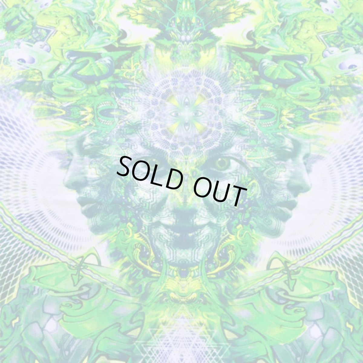 画像2: SPACE TRIBE タペストリー「Alien Namaste !」 (2)