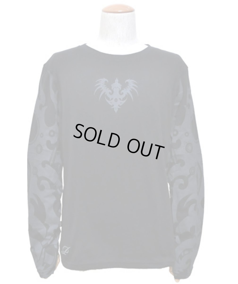 画像3: PSYLO メンズ・カットソー「Mongol Tee / ブラック」 (3)