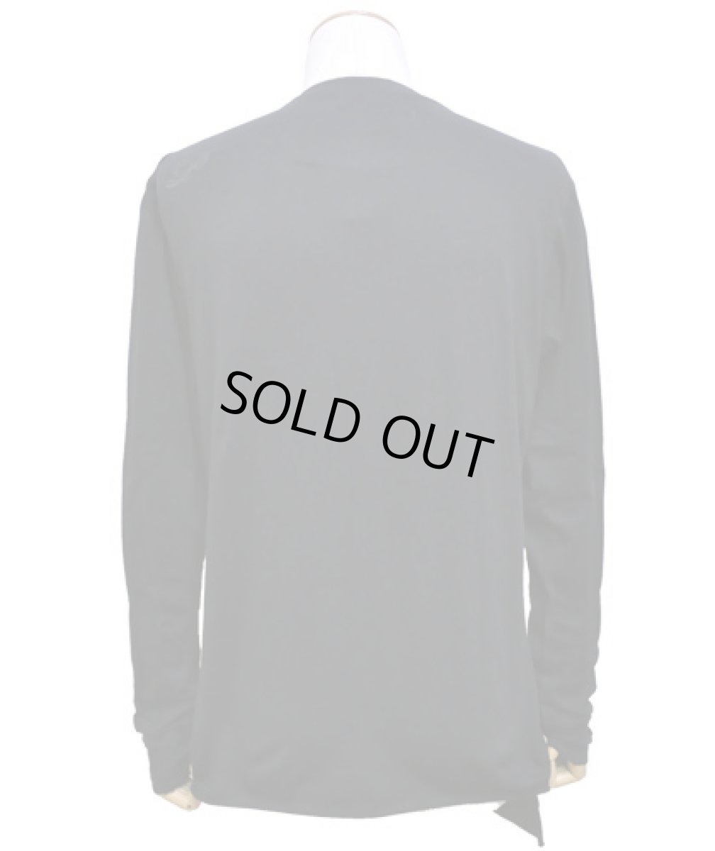 画像4: PSYLO メンズ・カットソー「Slanted Tee / ブラック」 (4)