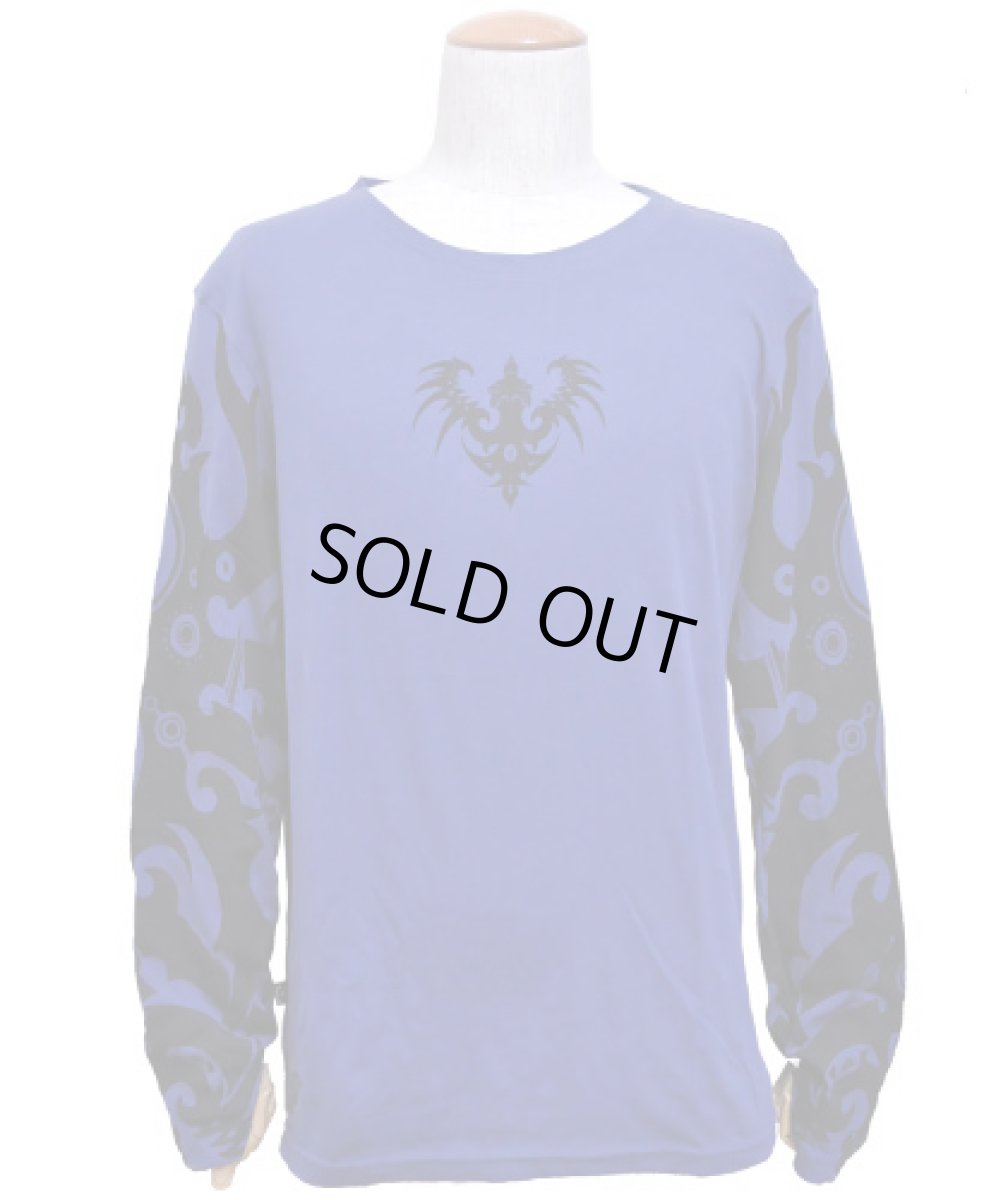 画像5: PSYLO メンズ・カットソー「Mongol Tee / ネイビー」 (5)