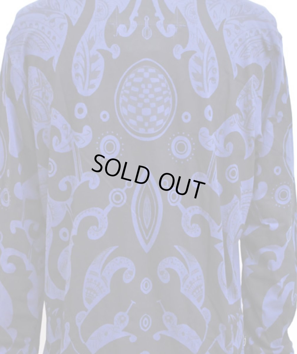 画像4: PSYLO メンズ・カットソー「Mongol Tee / ネイビー」 (4)