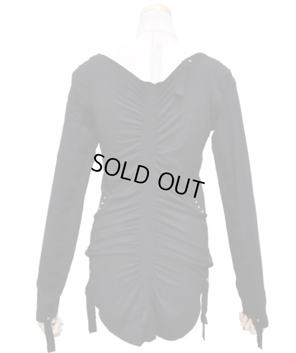 画像4: PSYLO レディース・カットソー「Sham Top / ブラック」 (4)