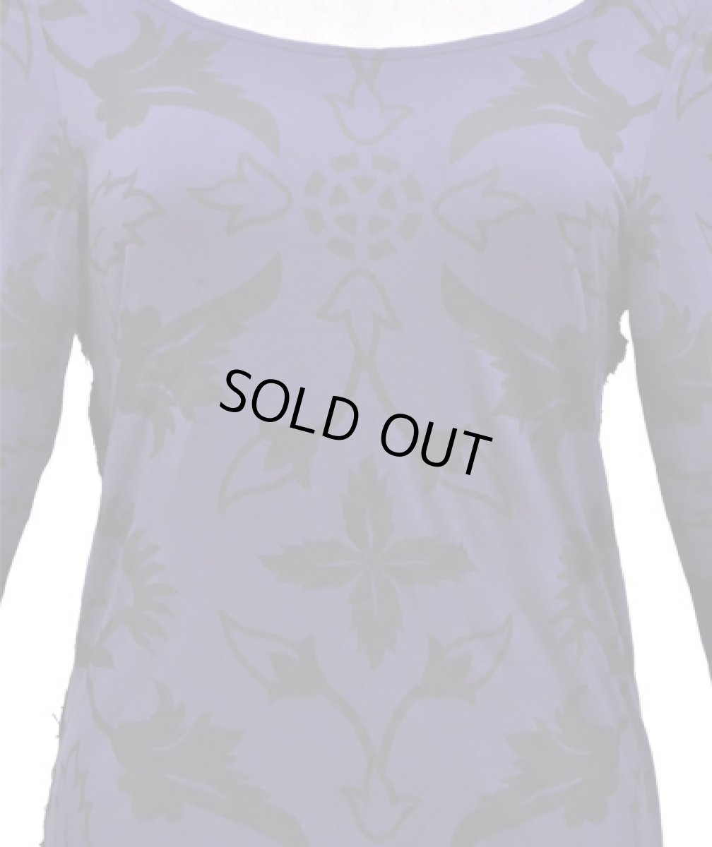 画像2: PSYLO レディース・カットソー「Korn Top / パープル+ブラック」 (2)