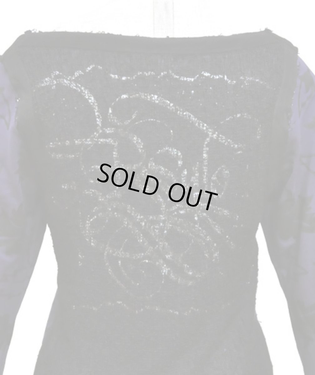 画像4: PSYLO レディース・カットソー「Korn Top / パープル+ブラック」 (4)