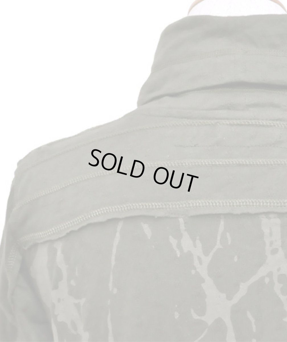 画像4: PSYLO メンズ・カットソー「Marble Tee / アーミー」 (4)