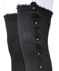 画像3: PSYLO レディース・レッグウォーマー「Long Ribbed Legwarmers / ブラック」 (3)